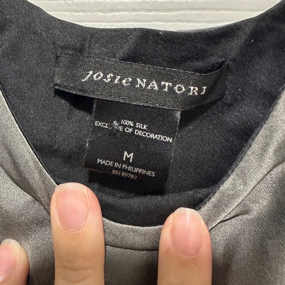Josie Natori Silk Camisole Top - Picture 2 of 2